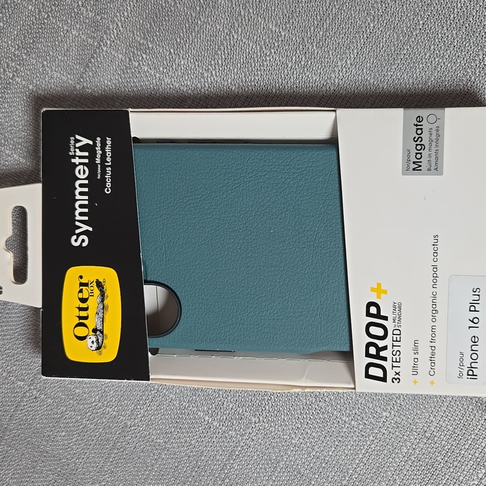 OtterBox Symmetry Series Cactus Leather Case for iPhone 16 Plus NWT NIB